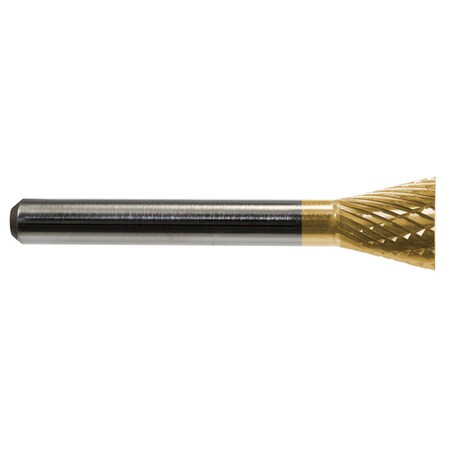 Mastercut Tool Corp. 1/2x1/2x1/4x2-1/4 Inverted Cone Shape Singlecut, PowerT SN-4SC-2